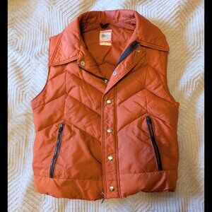 XS Orange Vintage Vest